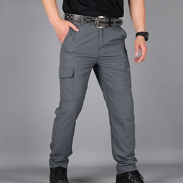 Men's Cargo Pants Cargo Trousers Tactical Pants Trousers Tactical Elastic Waist Multi Pocket