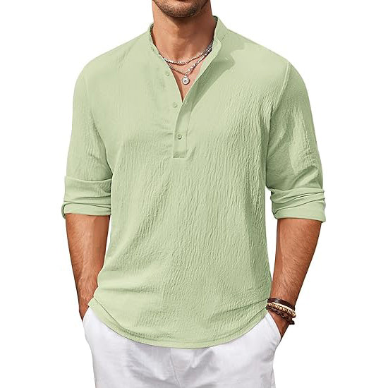 Men's Casual Shirts Long Sleeve T Shirts