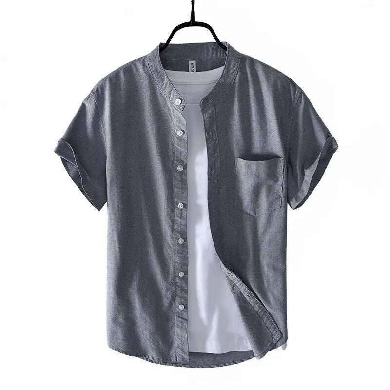 Linen-Blend Shirt