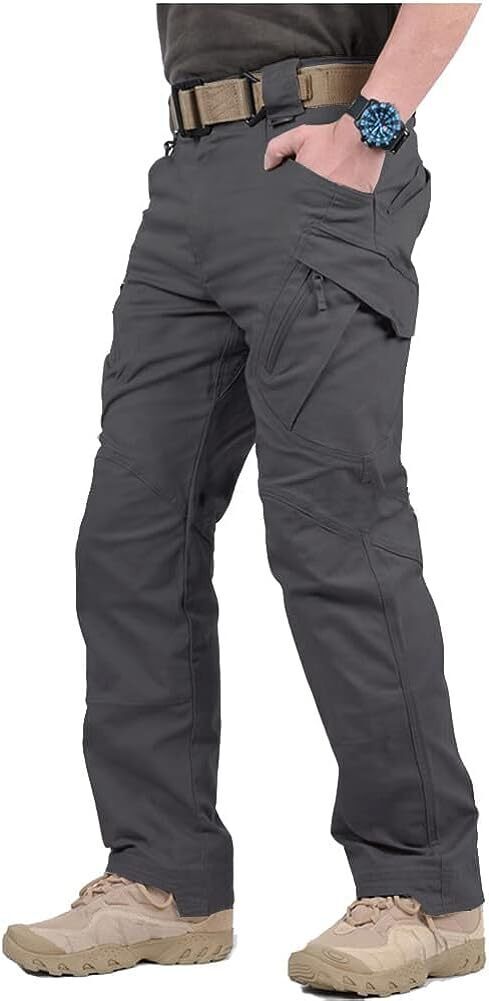7-packs Men's Assault Tactical Pants Lightweight Cotton Outdoor Military Combat Cargo Trousers