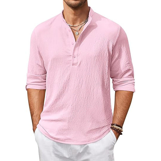 Men's Casual Shirts Long Sleeve T Shirts