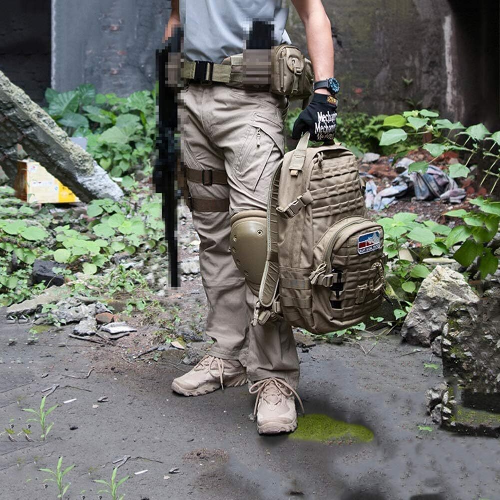 7-packs Men's Assault Tactical Pants Lightweight Cotton Outdoor Military Combat Cargo Trousers