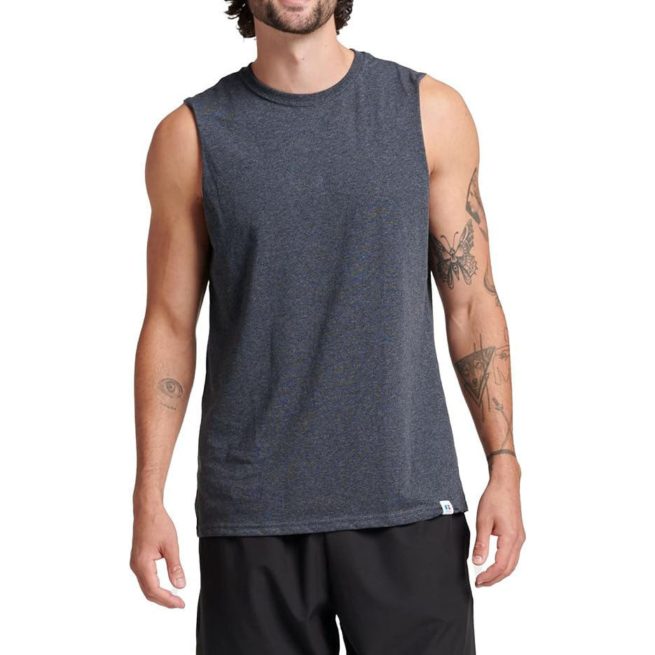 Cotton Blend Sleeveless Muscle Shirts