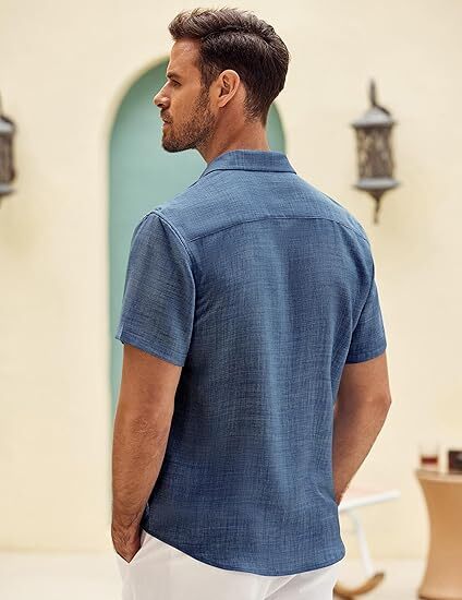 Men's Button Down Short Sleeve Shirt