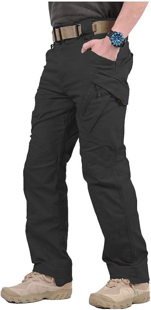 7-packs Men's Assault Tactical Pants Lightweight Cotton Outdoor Military Combat Cargo Trousers
