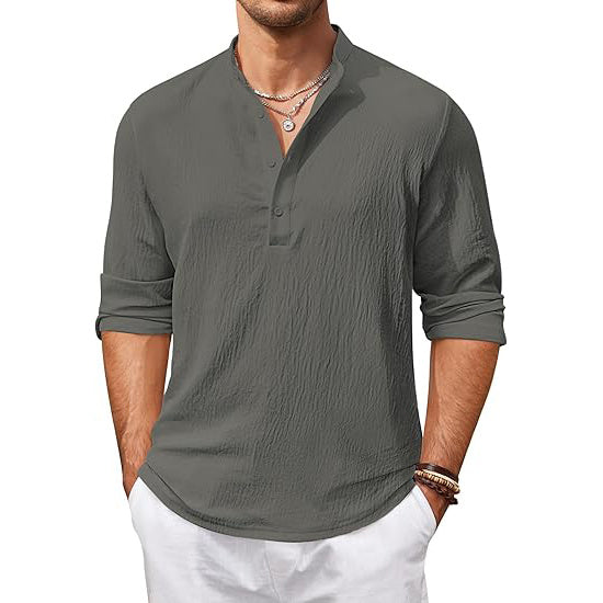 Men's Casual Shirts Long Sleeve T Shirts