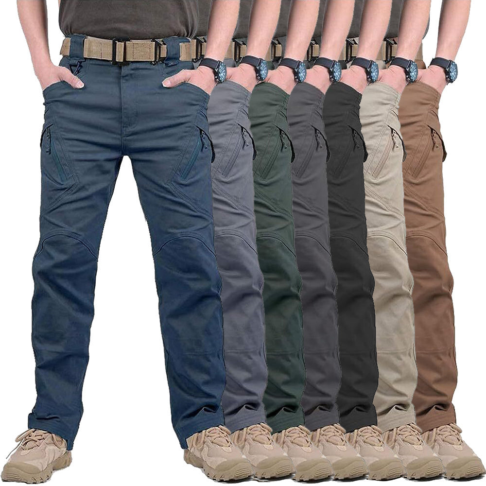 7-packs Men's Assault Tactical Pants Lightweight Cotton Outdoor Military Combat Cargo Trousers