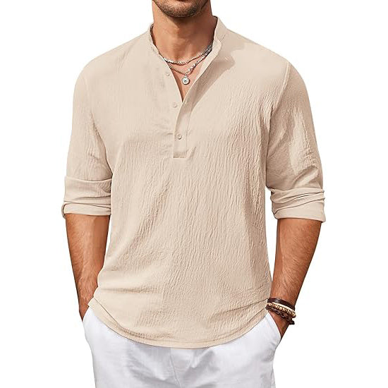 Men's Casual Shirts Long Sleeve T Shirts
