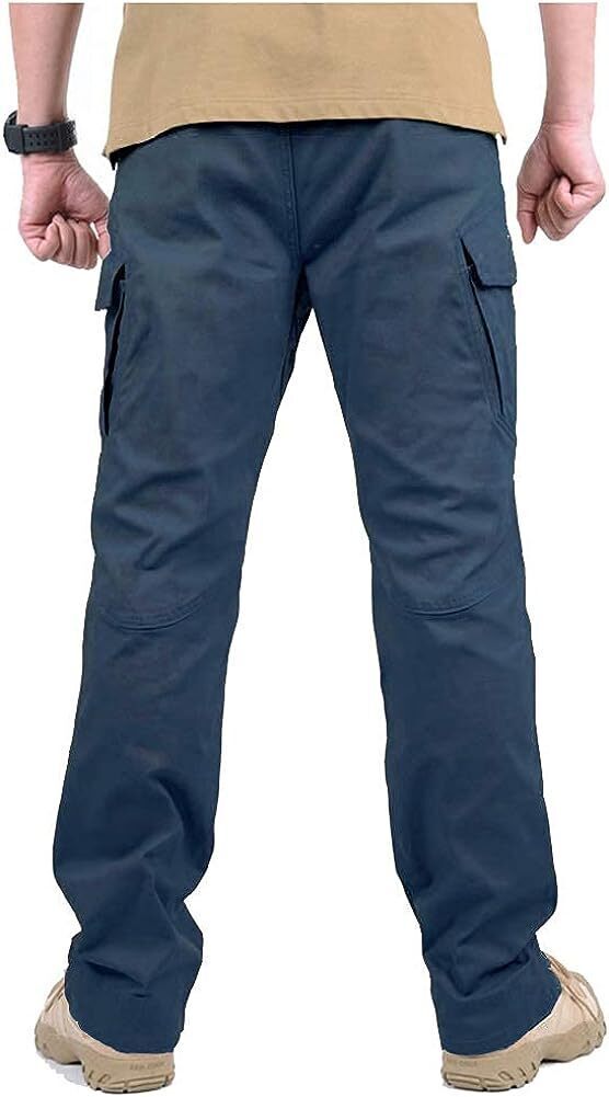 7-packs Men's Assault Tactical Pants Lightweight Cotton Outdoor Military Combat Cargo Trousers