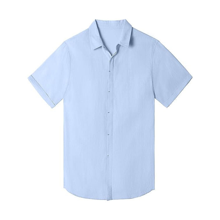 Linen Short Sleeve Casual Shirts