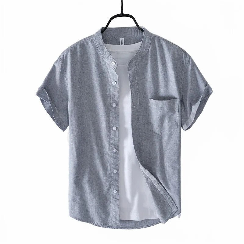 Linen-Blend Shirt
