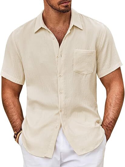 Men's Button Down Short Sleeve Shirt