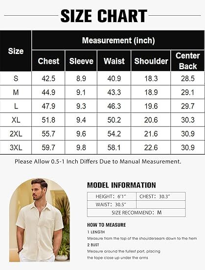 Men's Button Down Short Sleeve Shirt