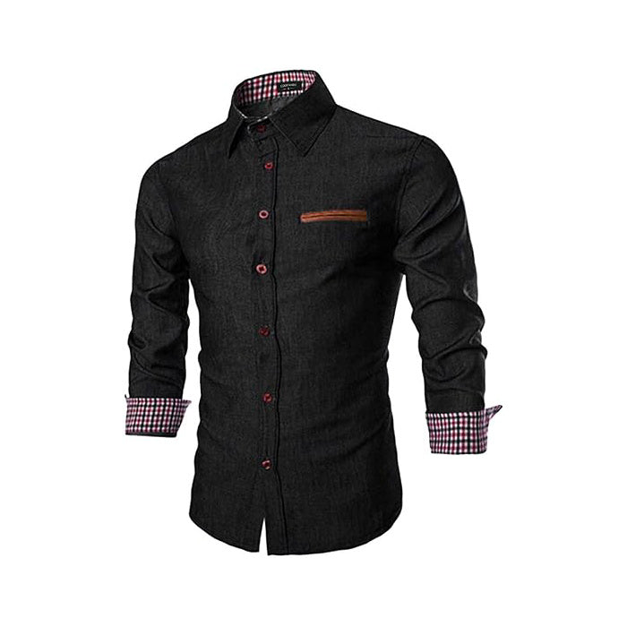 Men's Casual Long-Sleeve Button Down Shirts