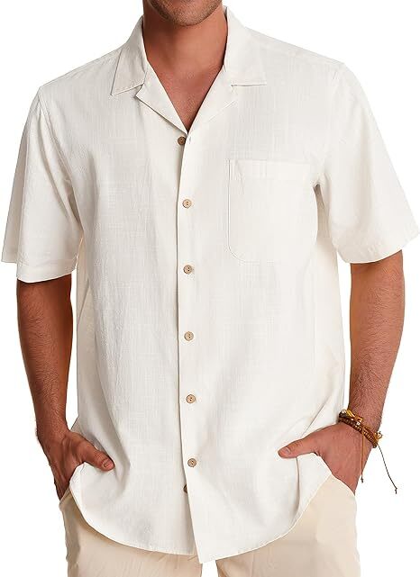 Linen Short Sleeve Casual Shirts