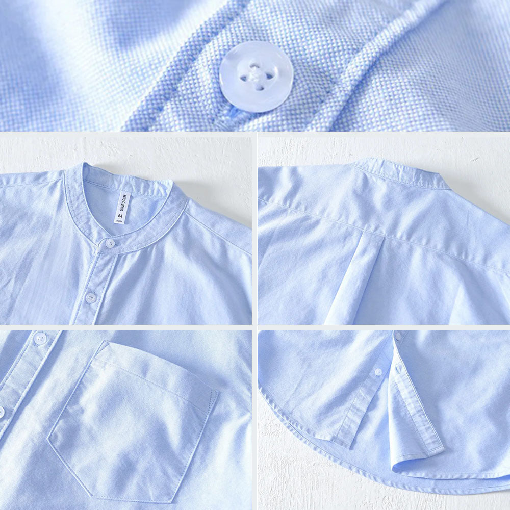 Linen-Blend Shirt