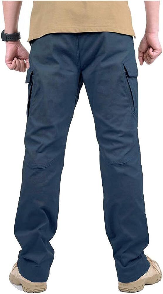7-packs Men's Assault Tactical Pants Lightweight Cotton Outdoor Military Combat Cargo Trousers