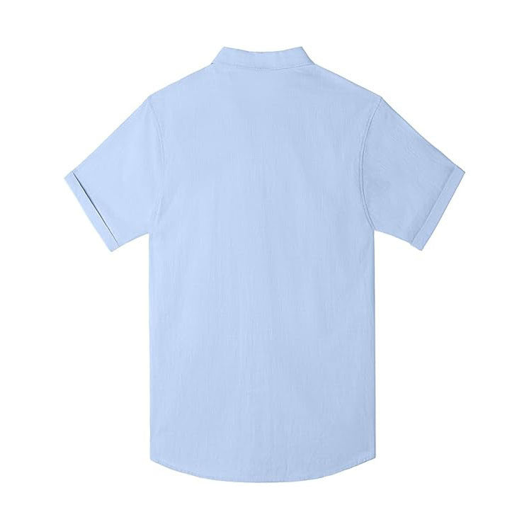 Linen Short Sleeve Casual Shirts