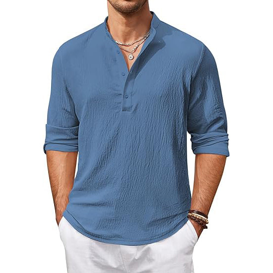 Men's Casual Shirts Long Sleeve T Shirts