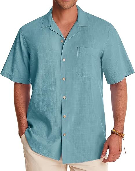 Linen Short Sleeve Casual Shirts