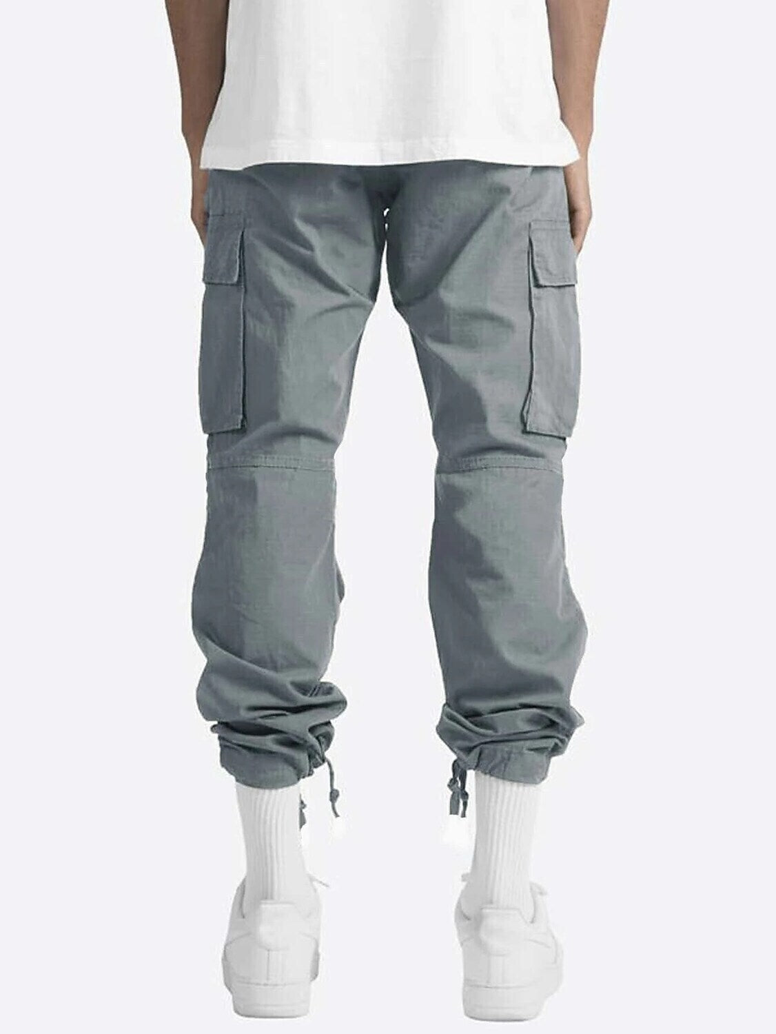 Men's Cargo Pants Work Pants Military Winter Outdoor Ripstop Breathable Quick Dry Multi Pockets Bottoms Black Green Camping / Hiking Running Camping / Hiking / Caving S M L XL XXL