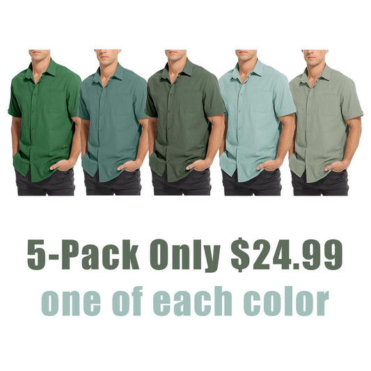 Casual Button Down Cotton Shirts