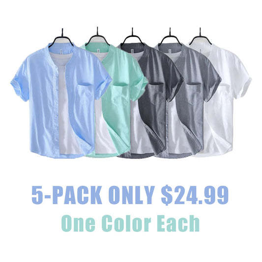 Linen-Blend Shirt