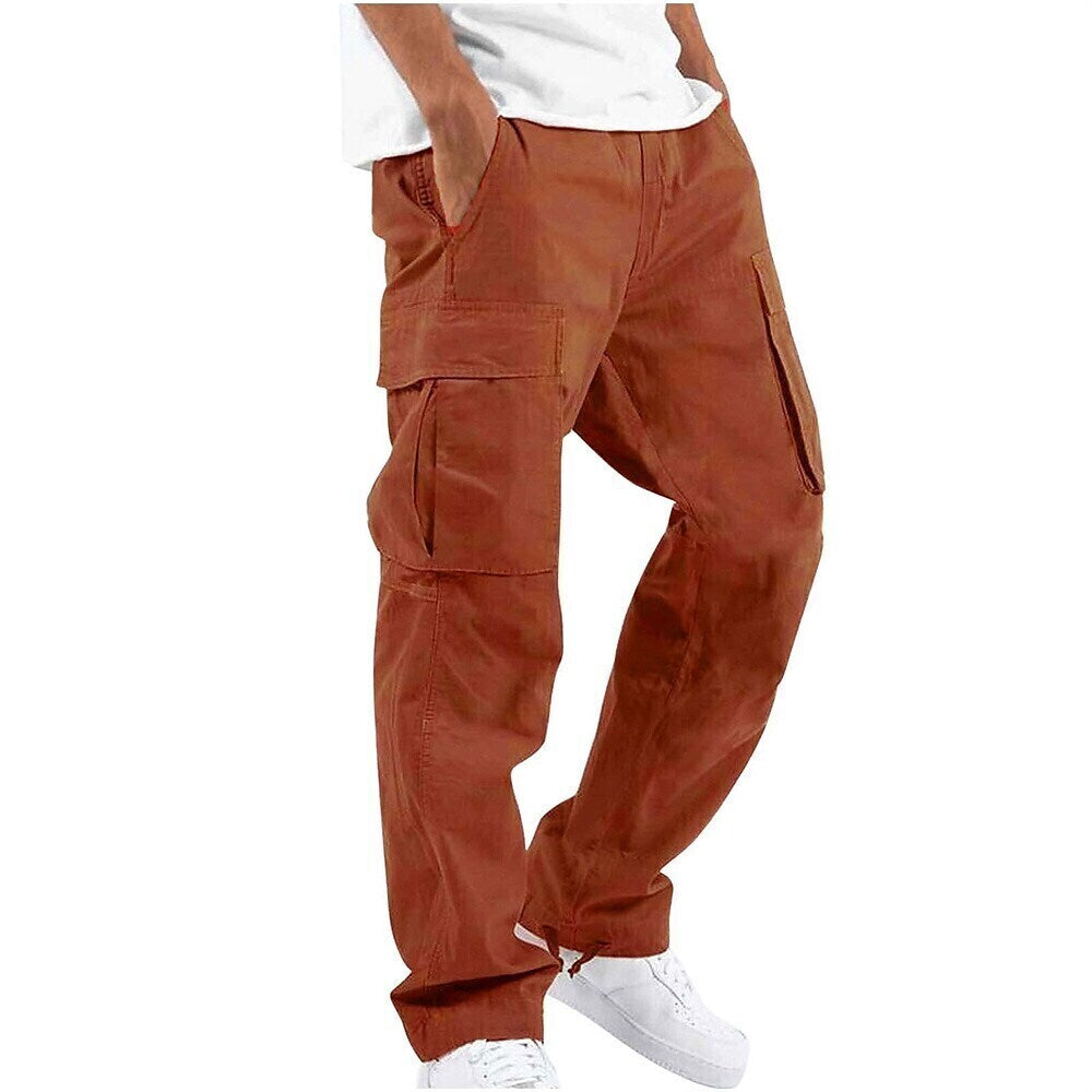 Men's Cargo Pants Work Pants Military Winter Outdoor Ripstop Breathable Quick Dry Multi Pockets Bottoms Black Green Camping / Hiking Running Camping / Hiking / Caving S M L XL XXL